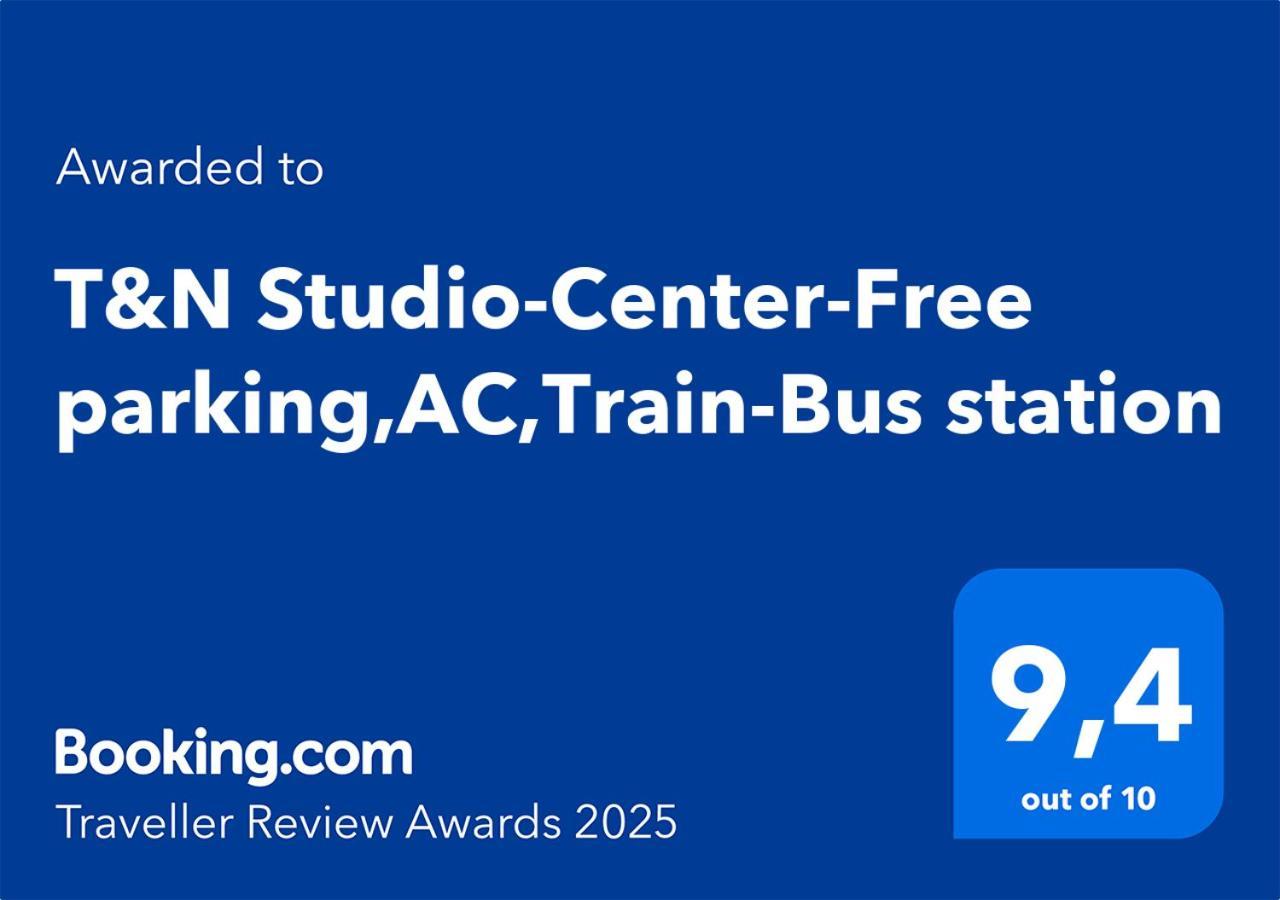 T&N Studio-Center-Free Parking,Ac,Train-Bus Station Saraybosna Dış mekan fotoğraf